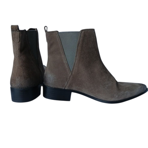 Rebels Brown Ankle Booties Suede Classic Design - Picture 4 of 8